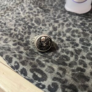 Silver Skull Ring